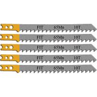 Полотна для э/лобзика/дереву, амер.хвост., 2х стор.заточка, 10Т, 5 шт.