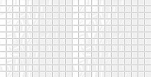 Панель ПВХ Мозаика Белая Art 955×480 мм