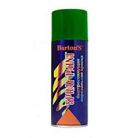 Краска аэрозольная Barton`S Spray Paint 400/520 мл. зеленая глянцевая RAL 6002