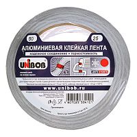 Клейкая лента алюминиевая UNIBOB 50мм х 25м