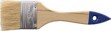 Кисть флейцевая "Лайт", натур. cветлая щетина, деревянная ручка 2,5" (63 мм)