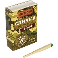 BOYSCOUT  Спички "Колумб" 80 мм, 20 шт не гаснут от ветра и влаги /80/20