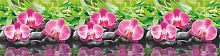 Интерьерная пластиковая панель АБС 600*3000*1,5 мм Розовая орхидея глянец