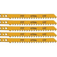 Полотна для электролобзика/дереву, амер.хвост., усил.сталь,10Т, 5 шт.