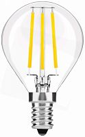 Лампа светодиодная Спутник LED G45 – 4W/220V/3000K/E14/Filament (10/50)
