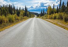 8-532 Фотообои KOMAR "Атлин: дорога (Atlin Road)" 368см х2,54м бумажные
